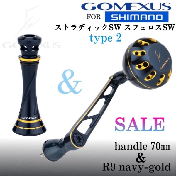 ゴメクサス/SW用セット7180円→5990円/21スフェロスSW5000 6000 type 2/ネイビーゴールド