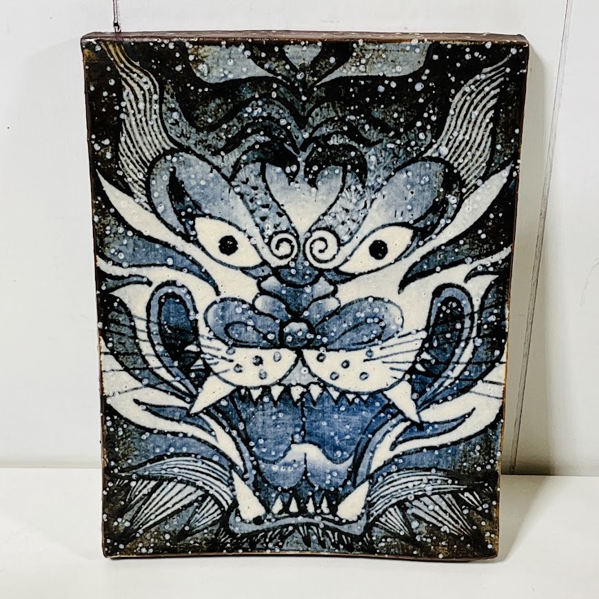 中国 陶板画 美人 壁がけ 送料込み0308 工芸品 - 工芸品
