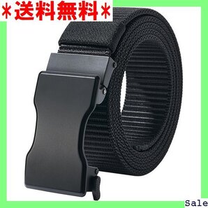 ☆人気商品 LionVII ベルト メンズ - オートロック式 ナ 穴なし 無 調節 合金バックル 幅35mm長120cm 183