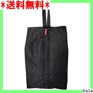 ☆人気商品 シューズバッグ シューズケース 防水防臭 防汚防塵 靴 旅行 ゴルフ バスケット ブラック、S、~26.5cm 63