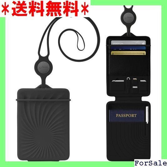 ☆人気商品 Bone パスポートケース スキミング防止 パスポート t case ステンレスペン SIMピン 付き ブラック 41