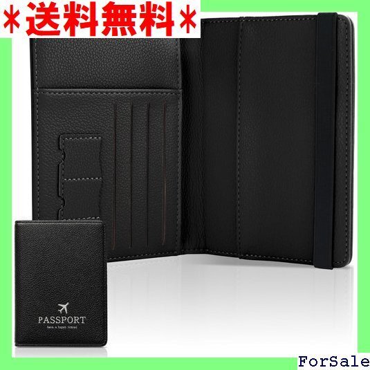 ☆人気商品 Ganve パスポートケース スキミング防止 丈夫 パ 盗難防止 カードケース PASSPORT 収納ケース 黒 71