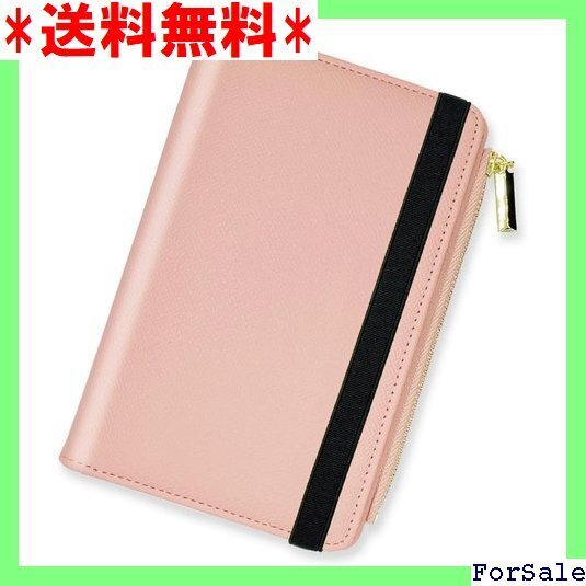 ☆人気商品 NimoNemo パスポートケース スキミング防止 パ ポケット 軽量 多収納 ラバーバンド PU ライトピンク 81