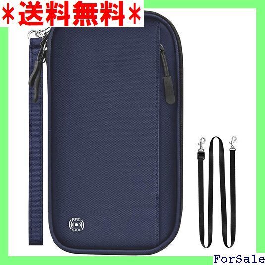 ☆人気商品 amifun パスポートケース スキミング防止 防水 入れ 磁気 スキミング防止 大容量 RFID ブルー 122