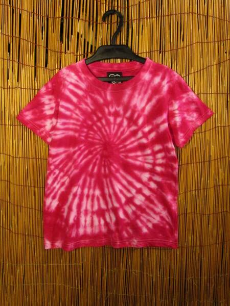 【130cm】②新品*男女兼用*コットン素材*キッズサイズ*タイダイ染め*半袖*Tシャツ