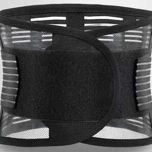 ウエストサポーター ベルト XLサイズ 黒色 メッシュ シェイプアップ トレーニング ダイエット 腰痛防止 コルセット