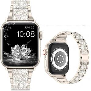ベルト アップルウォッチ レディース スターライト apple watch K067