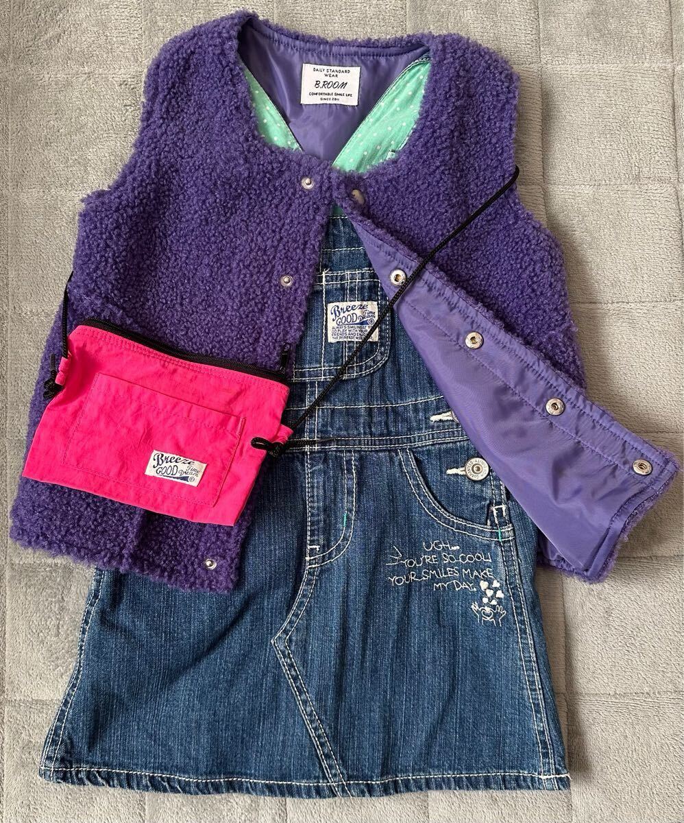 ◆送料無料◆BREEZE/ブリーズ/デニムスカート/100/B.ROOM/ベスト