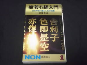 般若心経入門 276文字が語る人生の知恵 松原泰道 心とこころ 人の痛みと自分の痛み 空しさを見つめる 生と死 平凡と非凡 快楽と煩悩 他