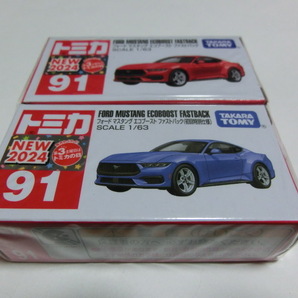トミカ No.91 フォード マスタング エコブースト ファストバック 初回特別仕様 マスタング エコブースト ファストバック 新品 2台セット