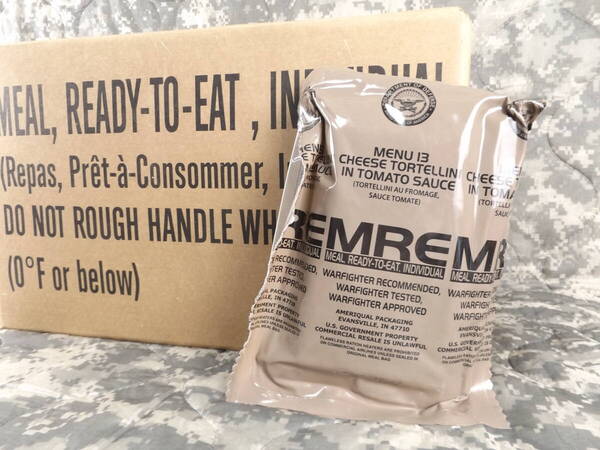 最新!2027年7月検 箱だし MREレーション MENU-13 米軍 ミリ飯 ミリメシ 戦闘糧食 非常食 備蓄 保存食 防災バッグ 車中泊 サバゲ キャンプ