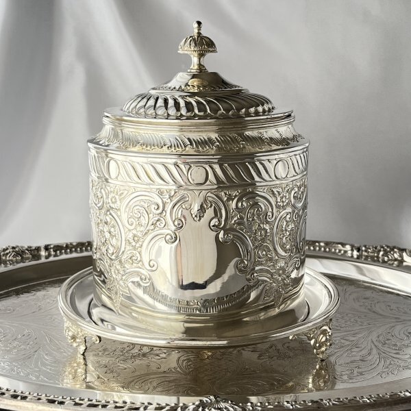 Lee & Wigfull 】ビクトリアンのビスケットバレル /クッキー