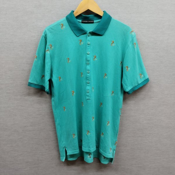 未使用　45R タツノオトシコ刺繍入りポロシャツ 45R商品検索ポロシャツ(並び順：価格)｜45R