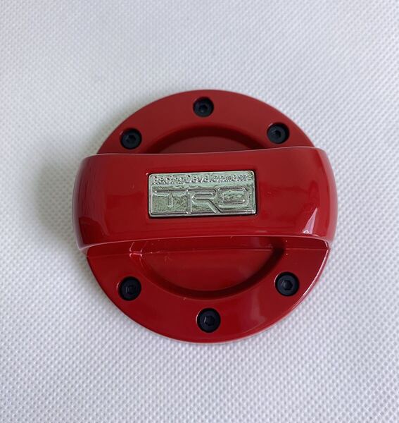 TRDガソリンキャップカバー 給油口キャップ フューエルキャップカバー レッド
