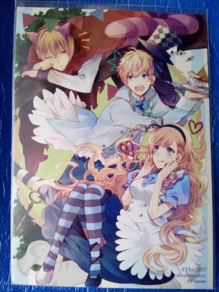 ★ 有栖百合花&赤ずきん&アリス ブロマイド1枚 大正×対称アリス HEADS & TAILS ステラワース早期予約特典