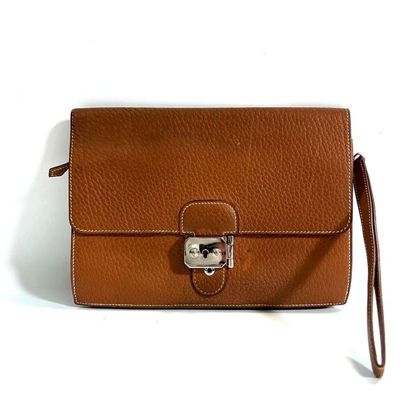 HERMES エルメス ポシェットジェット クラッチ セカンドバッグ L刻印