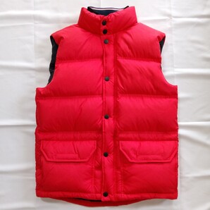 【即決・送料無料】TOMMY HILFIGER トミーヒルフィガー ダウンベスト メンズS レッド