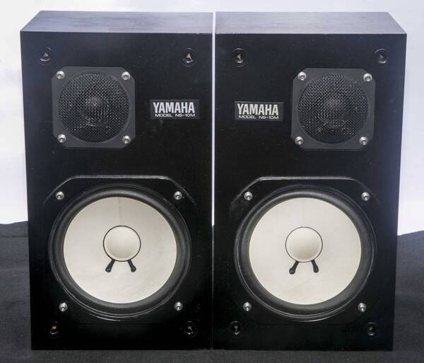 YAMAHA ヤマハ NS-10M シリアル同番 完動品 コンデンサー交換 バナナプラグ交換 安心のテンモニサウンド