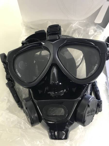 【未使用】GULLマンティス フルフェイス ブラックシリコン