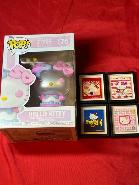 ハローキティPOP! 50th anniversary ミニキャンパスマグネットセット