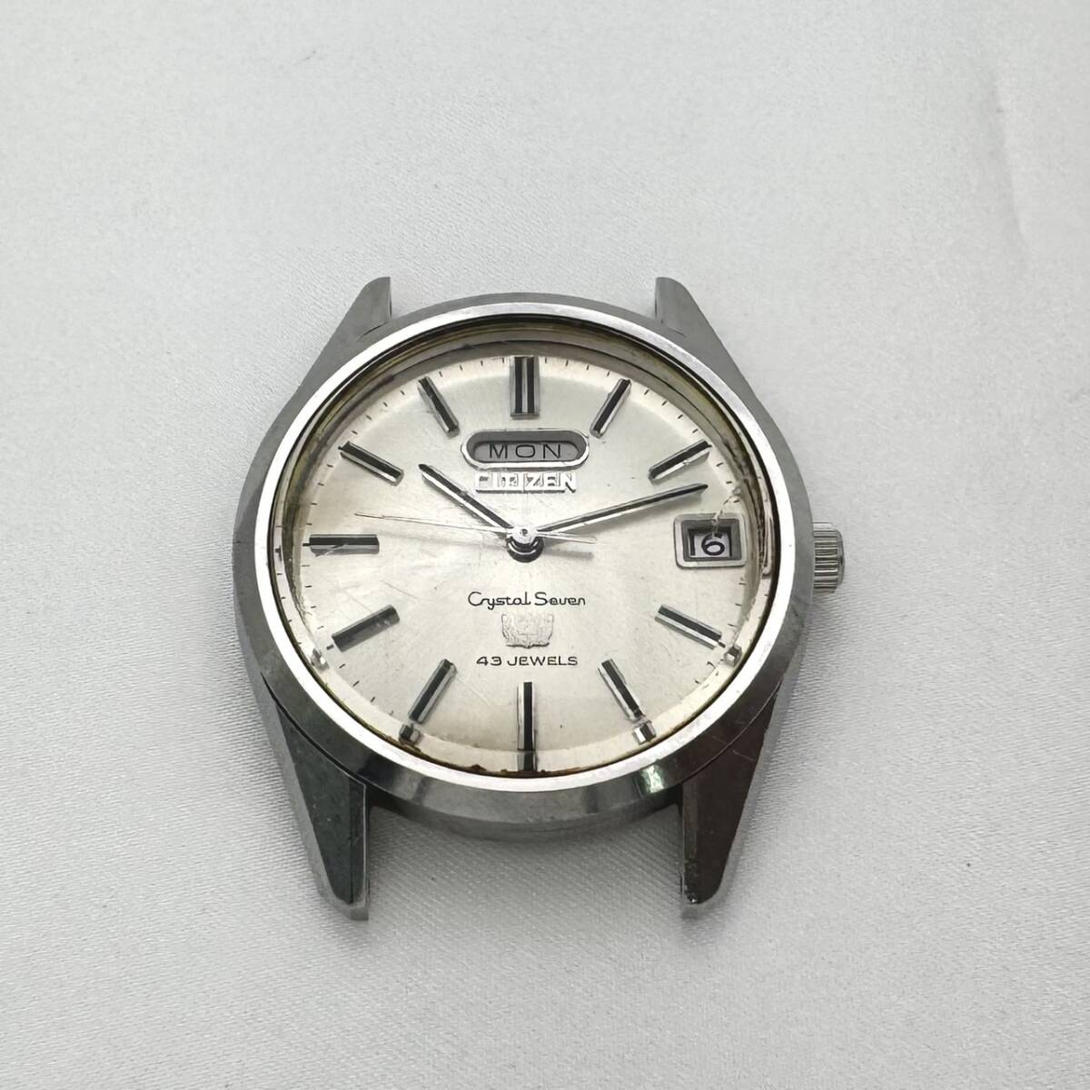 匿名配送 CITIZEN クリスタル7 自動巻き 腕時計 4-A00804 - メルカリ