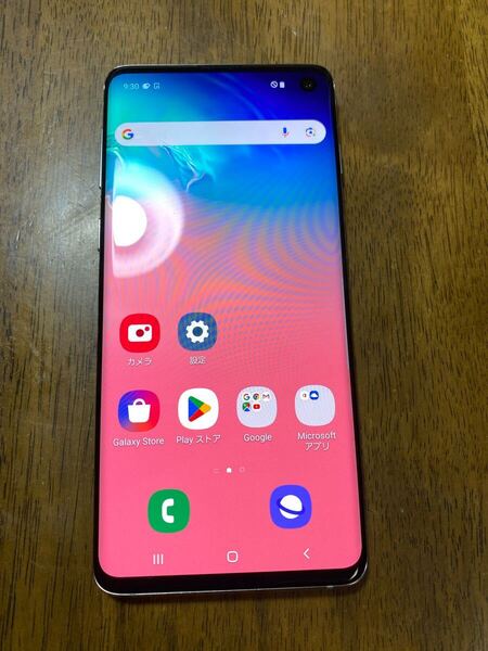 美品 SCV41 Galaxy S10 au 中古 本体 SIMフリー 利用制限〇