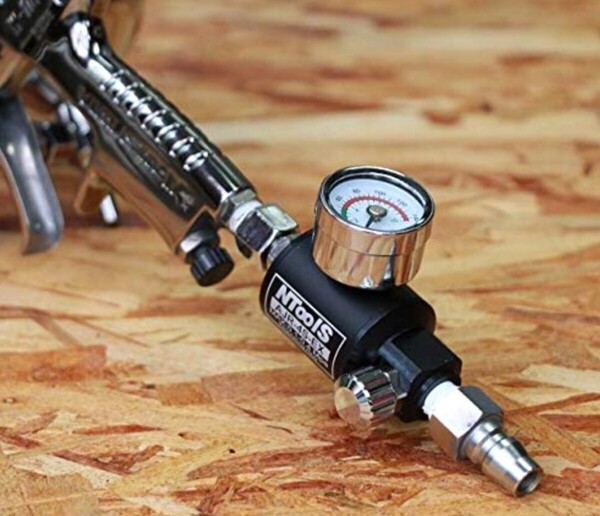 【新品】エアフィルター付きエアレギュレーター スプレーガン 塗装 サンドブラストなど