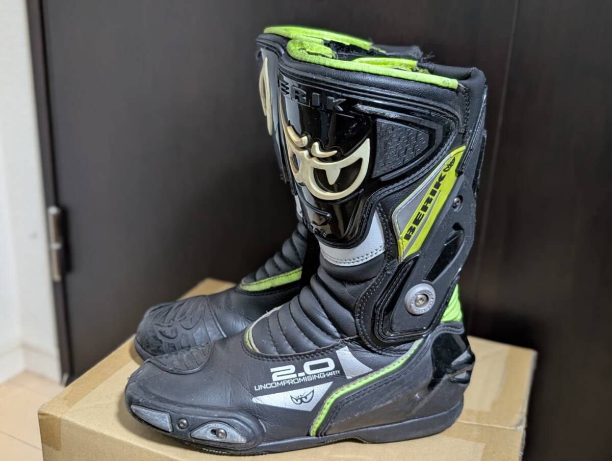 BERIK ベリック レーシングブーツ BOT-1289-BK ALL BLACK 42