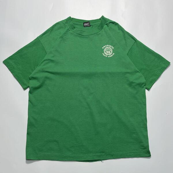 90's フルーツオブザルーム USA製 アメリカ製 ビンテージTシャツ XL 緑 シングルステッチ 90年代ヴィンテージ HTK6332