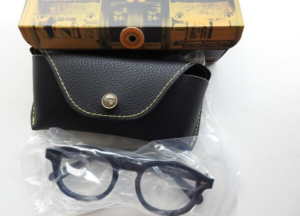 MOSCOT44◆LEMTOSH◆モスコット◆レムトッシュ 眼鏡フレーム ウェリントン ボストン ブラックカラー新品 未使用