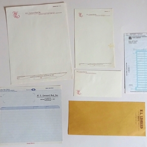 ☆ H.L.Leonard Rod Co. Stationery ☆ レナード社の便箋・封筒・伝票など ☆