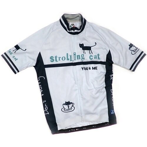 7ITA GSG◆サイクルジャージ◆メンズ Lサイズ◆グレー◆StorollingCat