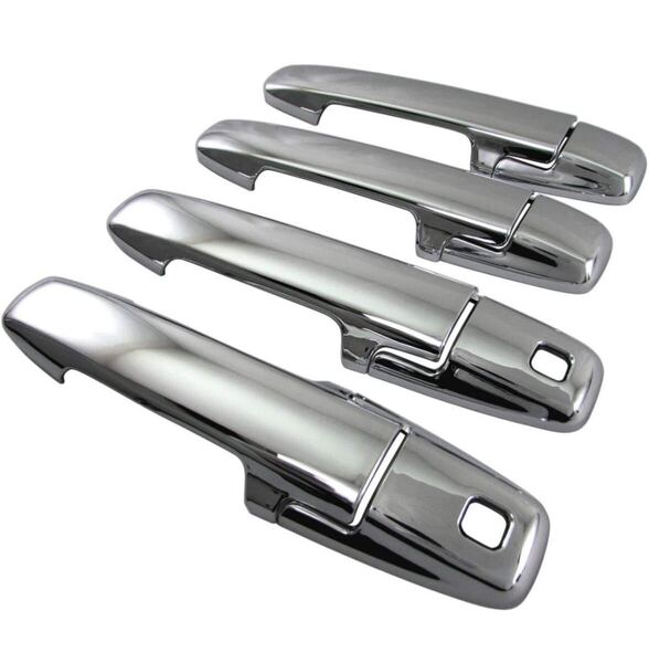 【スズキ ワゴンR MH35S/MH55S/MH85S/MH95S対応】メッキドアハンドルカバー | ドアノブガーニッシュ | 傷防止&高級感UP | 簡単取付