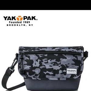 ★YAKPAK(ヤックパック)2WAYショルダーバッグ ブラックカモ 美品★