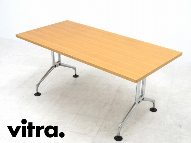 美品 vitra ウォールナット　会議　ミーティングテーブル　デスク　モダン 美品 vitra ウォールナット 会議 ミーティングテーブル デスク