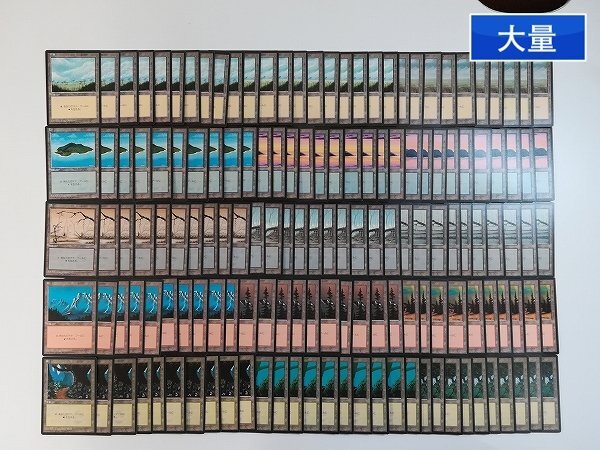 MTG 日本語 黒枠 4ED 基本土地 約150枚 Yahoo!オークション -「mtg 第4版」(まとめ売り) (Magic: The