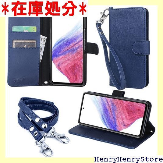wisers Galaxy A53 5G SC-53C ラップ カードホルダー 牛革調PUレザー 2022 新型 739