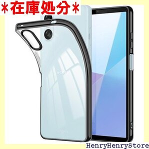 Xperia 10 VI ケース クリア SO-52E エクスペリア10 VI XQ-ES44 ケース ブラック 1861