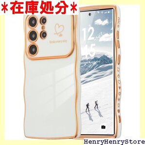 ZTOFERA Samsung Galaxy S24 ス 女子 女性 携帯カバー ワイヤレス充電対応 ホワイト 2092