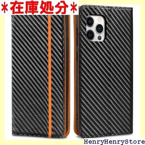 Iffeenny いphone12 pro max ケ hone 12 pro max ケース 手帳型 オレンジ 2106