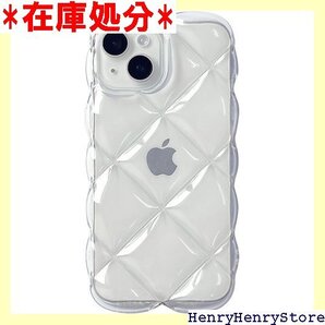 サンクレスト キルティング クリアケース オーロラシー for iPhone15/14/13 i37FIJS13 2113