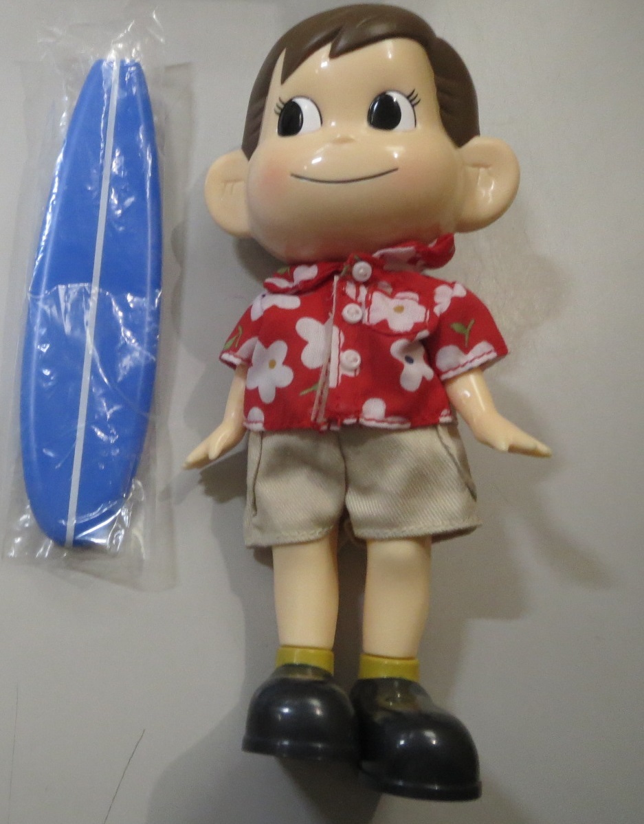 不二家 スポーツポコちゃん人形 高さ20cm 外箱付き | ブリキの