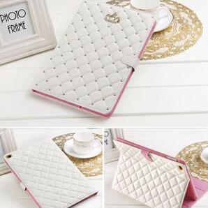 iPadケース キルティング iPad5/6世代 Air1/2 ホワイト