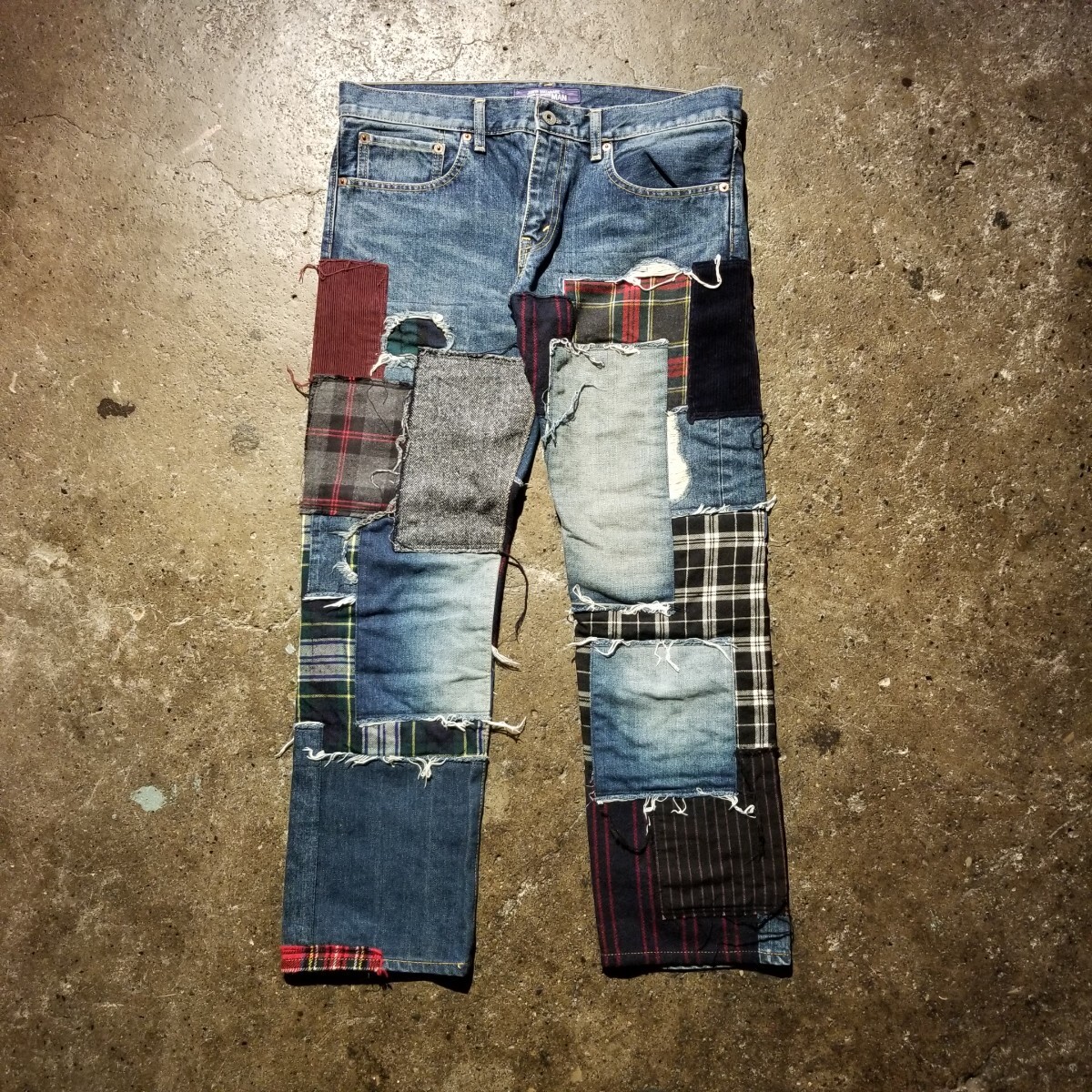 Yahoo!オークション -「junya watanabe パッチワークデニム」の