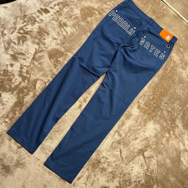 超美品正規品 パーリーゲイツ サイズ4 ストレッチ テーパードパンツ プラスクール 涼しい素材 ネイビー おすすめ 送料無料