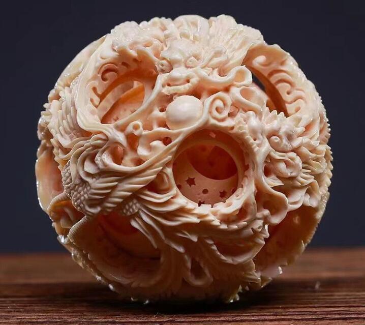 マンモス牙彫り 2097g 高砂置物 芳山作 芯彫り 最高級品 Yahoo!オークション -「マンモス 牙」(美術品) の落札相場・落札価格