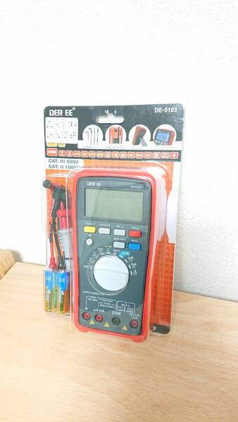 送料無料】デジタルマルチメーター+LCRメータ DE-5103 新品未開封 秋月電子通商