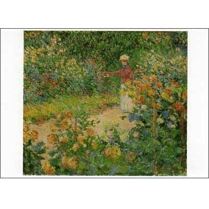 ジヴェルニーのモネの庭 クロード モネ ポストカード スイス 製 グリーティングカード 絵はがき パタミン 名画