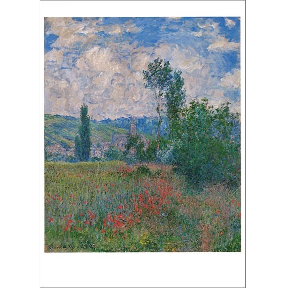 ポピー畑 クロード モネ ポストカード スイス 製 グリーティングカード 絵はがき パタミン 名画