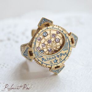 パルナートポック 送料無料 星座早見盤 リング (GD) ゴールド パタミン ブラフシューペリア 星座盤 指輪 星座 宇宙 星 プラネタリウム